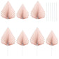 Gyufise Paper Palm Fan Cake Toppers, 12 cm x 5.1 inches, Pink, Model ZN0680-5, Ideal for DIY Crafts and Party Decorations