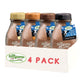 Silly Cow Farms Hot Chocolate Variety Pack - 4 Flavors, Gluten-Free, Non-GMO, Dairy-Free, 16.9 Oz Reusable Glass Bottle