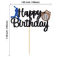 Gyufise 1Pc Baseball Theme Cake Topper Happy Birthday Baseball Player Cake Decoration For Baseball Sports Party Theme Party Deco