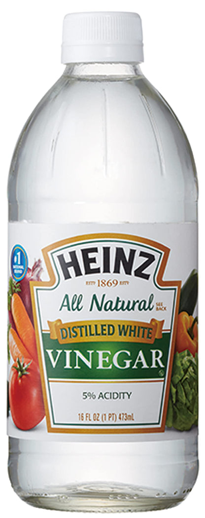 HEINZ REGULAR DISTILLED WHITE CLEAR VINEGAR 16 OZ - 0013000008521