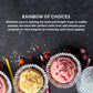 Chefmaster - Primary Colors Liqua-Gel Food Coloring Kit - Water-Based Food Coloring Gel - 4 Pack - Highly Pigmented Gel, Create Vividly Colored Desserts, Easy-To-Blend Formula - Made In The Usa