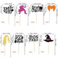 32 Pcs Hocus Pocus Cupcake Toppers Glitter Witch Hair Hat I Put A Spell On You I Smell Children Halloween Cupcake Picks For Hall