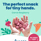 Amara Smoothie Melts - Carrot Raspberry - Baby Snacks Made With Fruits And Vegetables - Healthy Toddler Snacks For Your Kids Lun