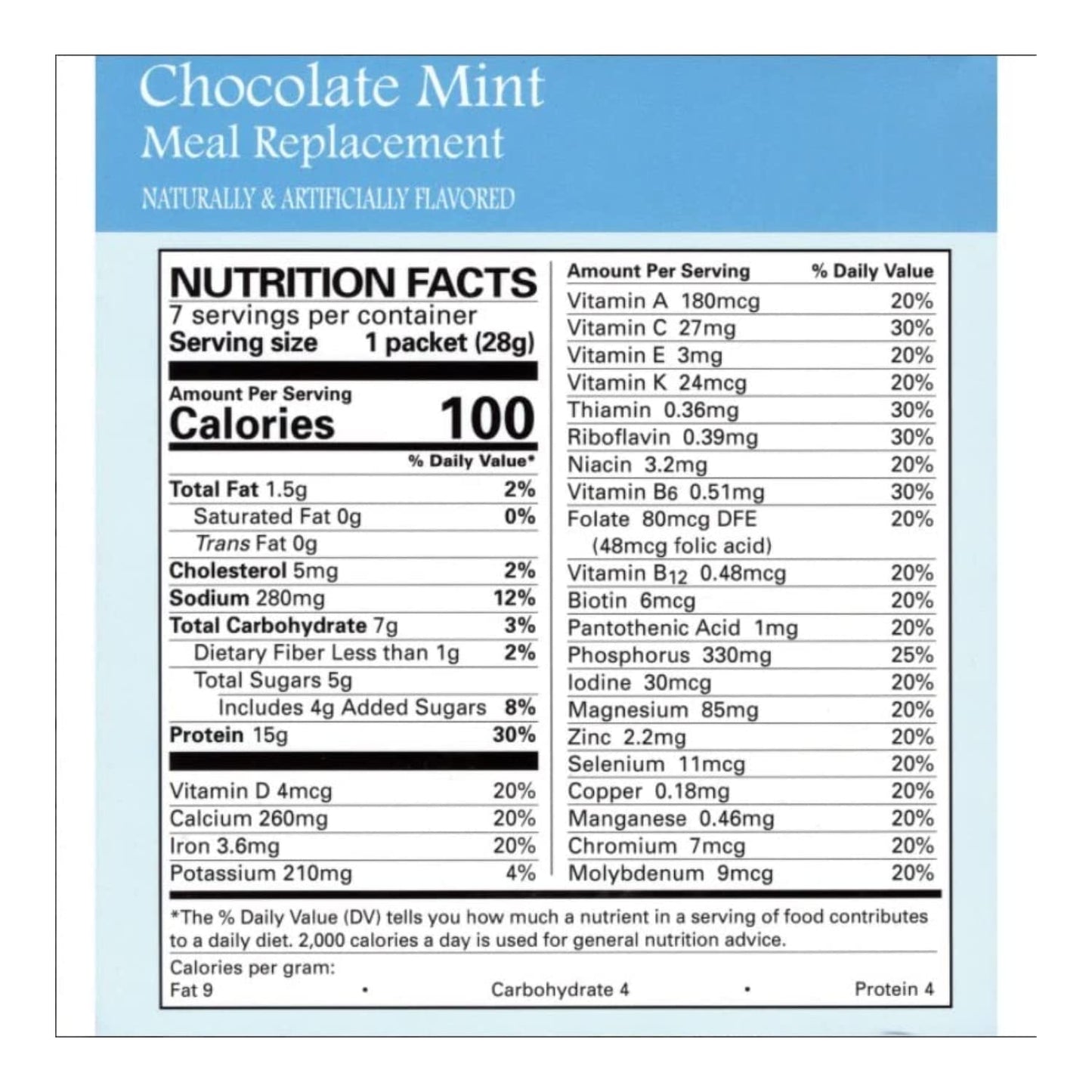 Nutmeg State Nutrition Pudding or Shake, Low Calorie, 15g Protein, 7 Servings, Chocolate Mint
