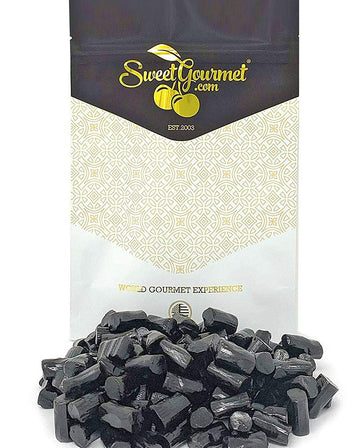 Sweetgourmet Finnska Sugar Free Soft Black Licorice Candy | 1 Pound