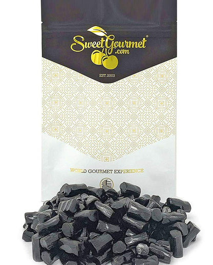 SweetGourmet Finnska Sugar Free Soft Black Licorice Candy | 1 pound