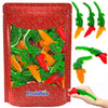 Fruidles Crocodiles Gummi Candy, Delicious Multicolor Fruit Flavors Gummies (1 Pound)