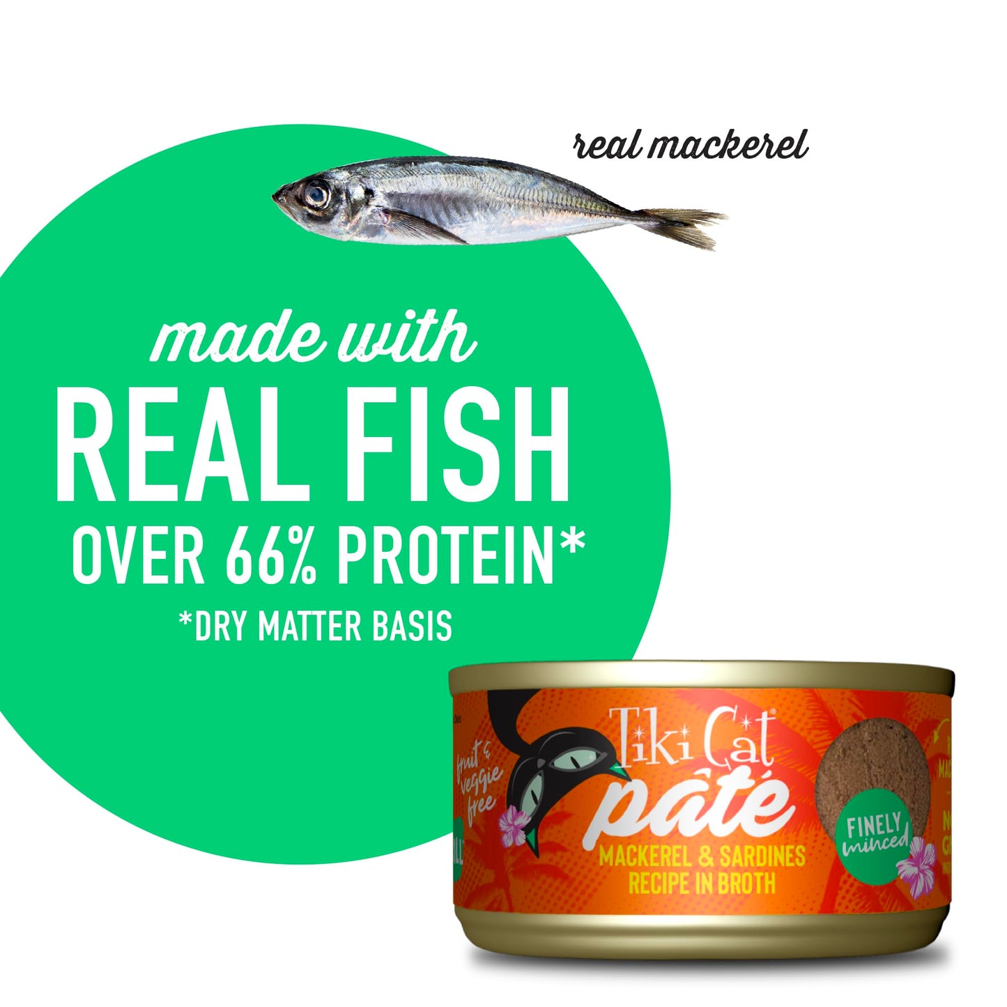 Tiki Cat Grill Pate Sardine & Mackerel, 2.8 oz. (6 Count)