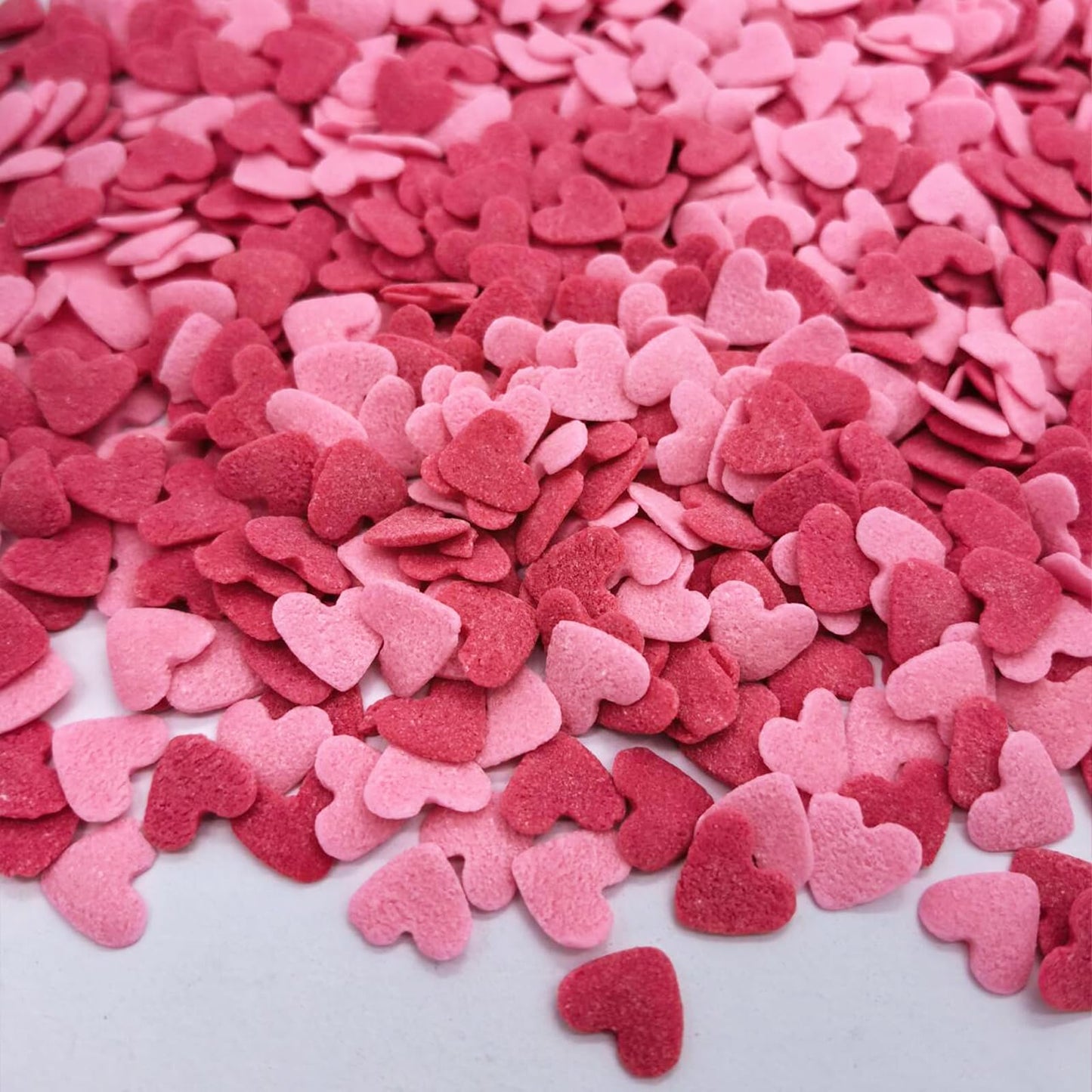 Red Pink Hearts Sprinkles Cupcake Cake Decoration Cake Cookie Icecream Donut 3.4Oz