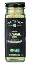 Watkins Organic Sesame Seed, Non-GMO, Kosher, 2.8 oz Jar