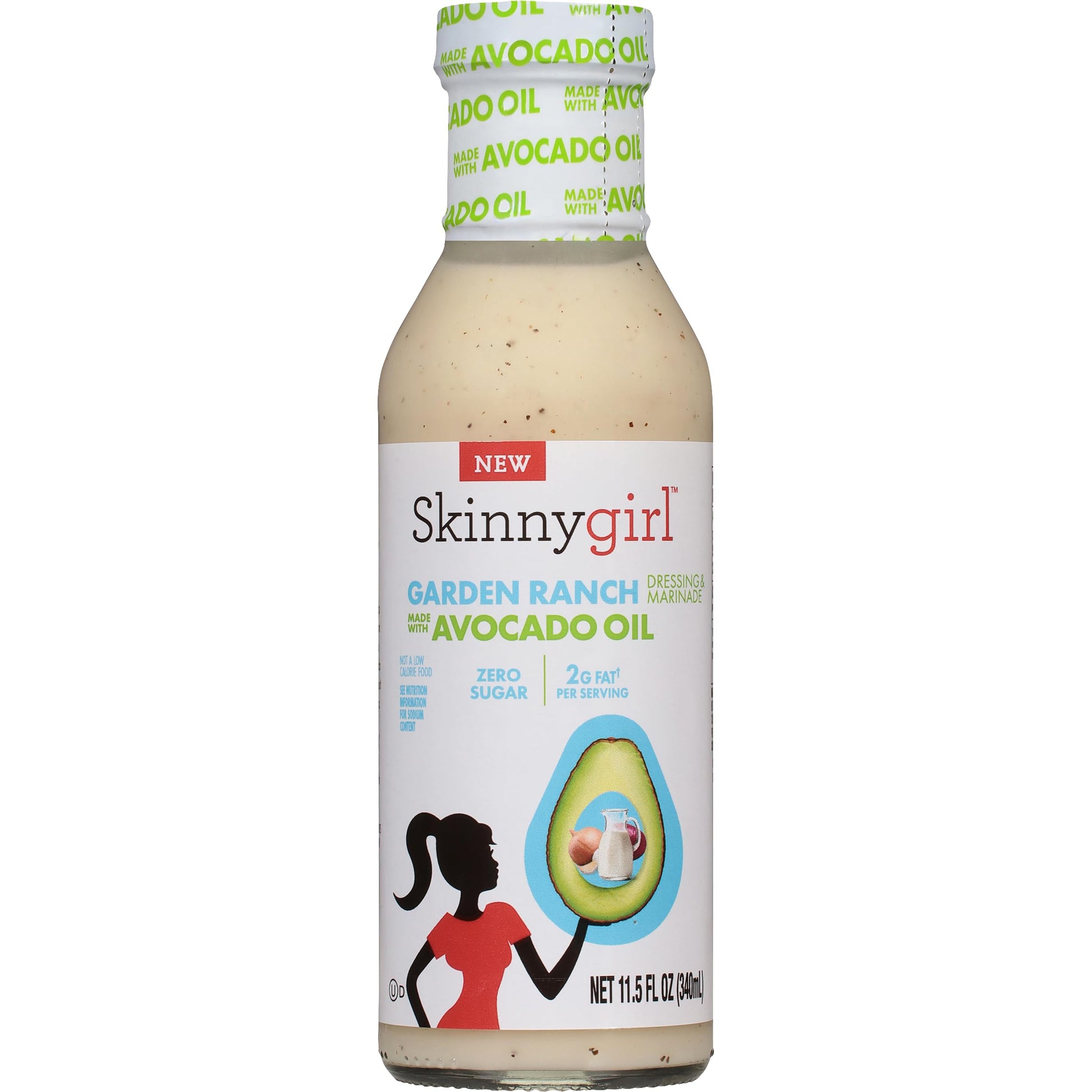 Skinnygirl Avocado Oil Garden Ranch Dressing & Marinade 11.5 fl oz Skinnygirl Avocado Oil Garden Ranch Dressing & Marinade 11.5 fl oz