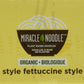 Miracle Noodle Organic Fettuccine Konjac Shirataki Noodles - Plant Based, Keto, Vegan, Gluten Free, Low In Carbs & Calories, Non