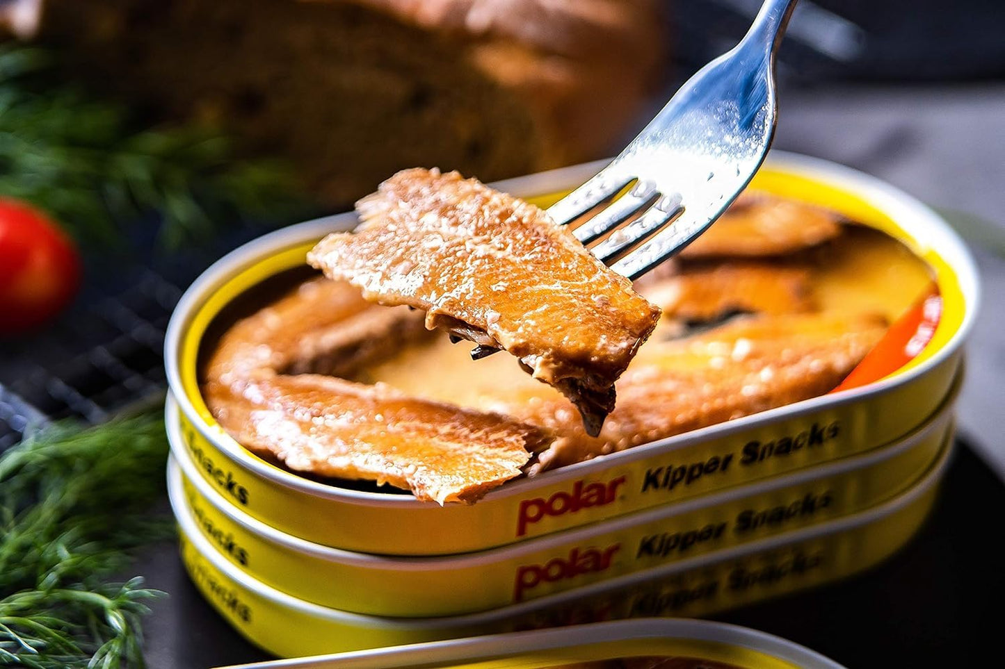 MW Polar Kipper Snacks, 90% Less Sodium, 3.53 Ounce (Pack of 12), Naturally Wood Smoked, Ready to Eat Canned Fish