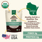 Organic Buckwheat Flour 1.5Lb By Doudlah Farms - Farmed From Regenerative Soil | Gluten Free, Vegan, Non-Gmo, Grown In Usa | For