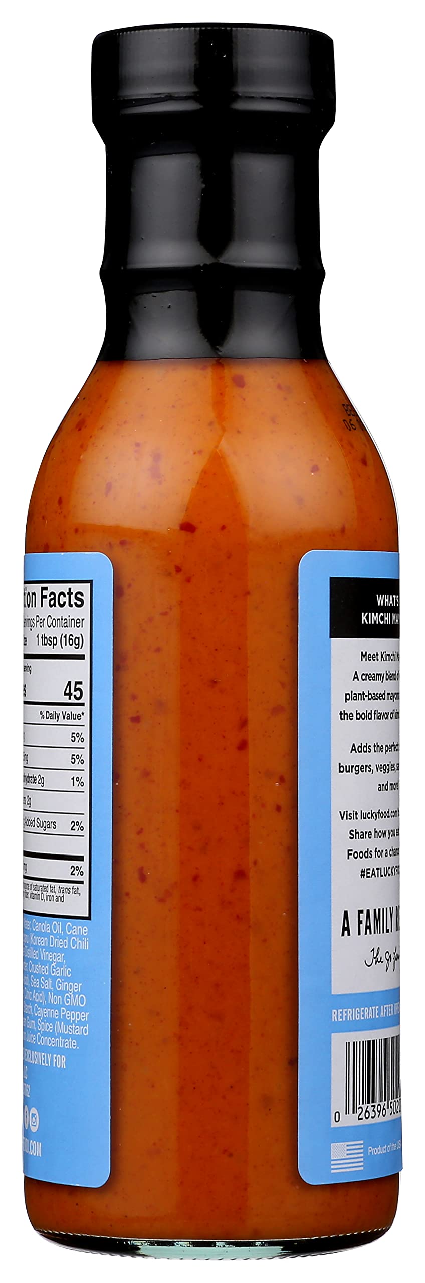 Lucky Foods Seoul Kimchi Mayo Gluten Free  Non Gmo 12.35 Oz