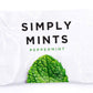 Simply Gum Peppermint Mints | Vegan, Non-GMO | 50 Individually Wrapped Pouches | White