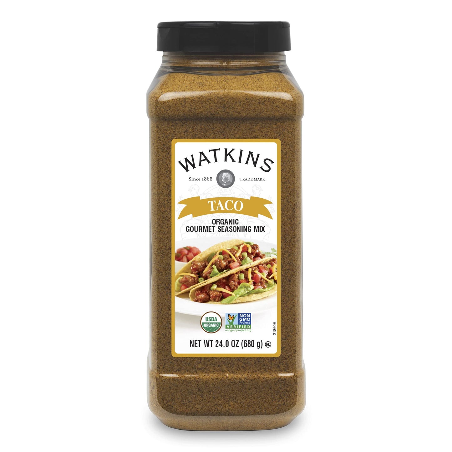Watkins Organic Gourmet Dry Seasoning Mix, Taco, 24.0 Ounce (Pack of 6)