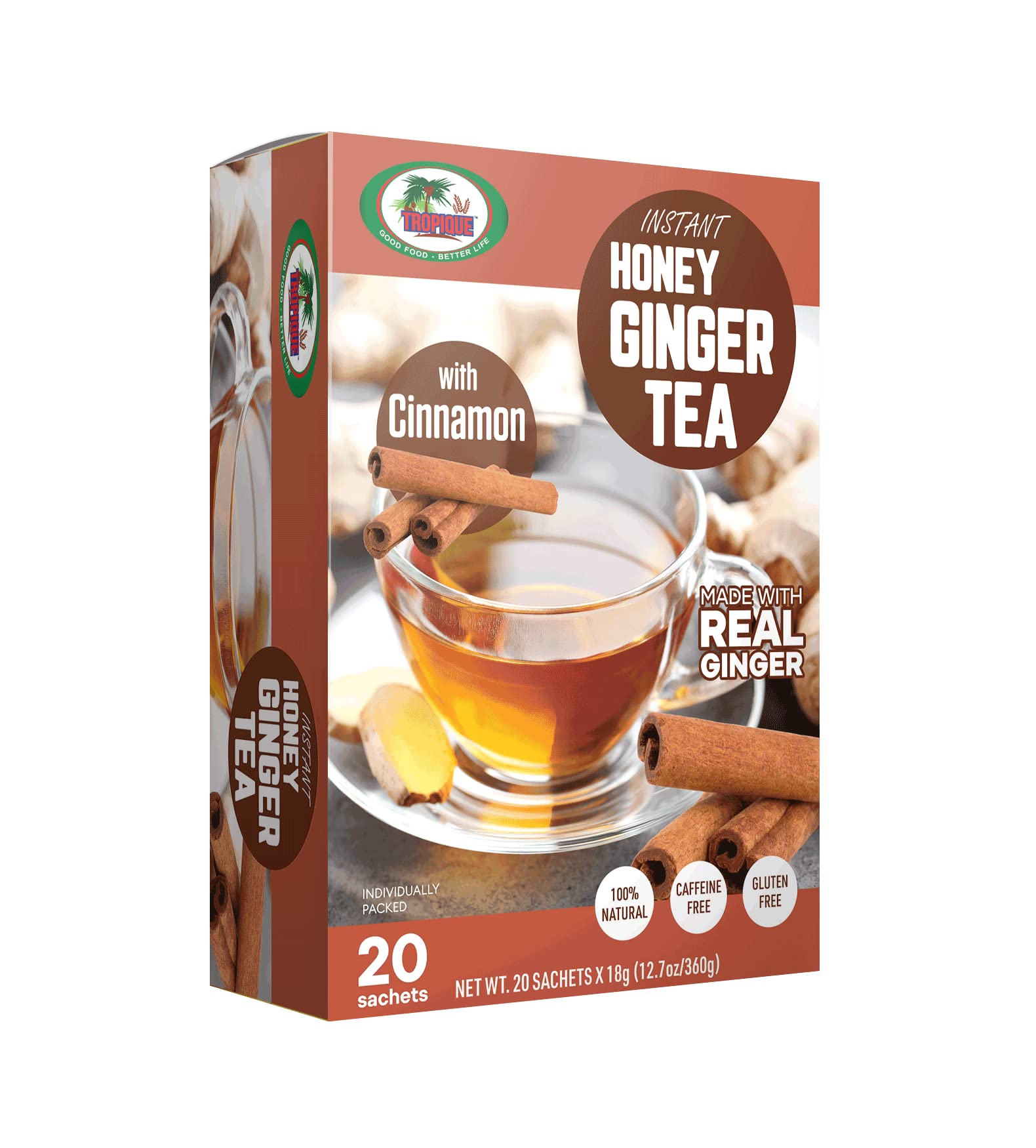 Instant Honey ginger tea (Cinnamon)