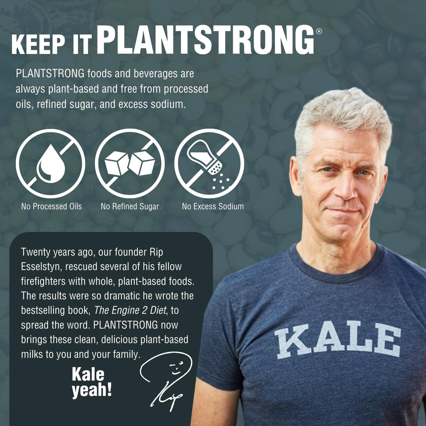 PLANTSTRONG Spicy Cajun Jambalaya Chili Soup - Organic, Plant-Based, Non-GMO, Vegan, High Protein Chili Soup