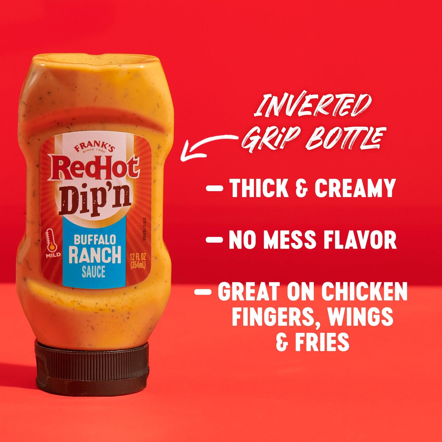 Frank'S Redhot Dip'N Buffalo Ranch Sauce, 12 Fl Oz (Pack Of 6)