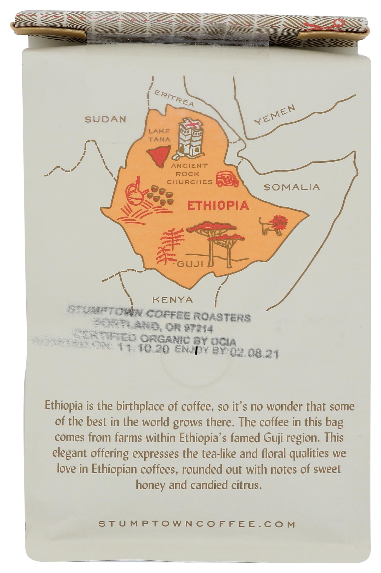 Stumptown Coffee Roasters Whole Beans  Ethiopia Guji  12 oz