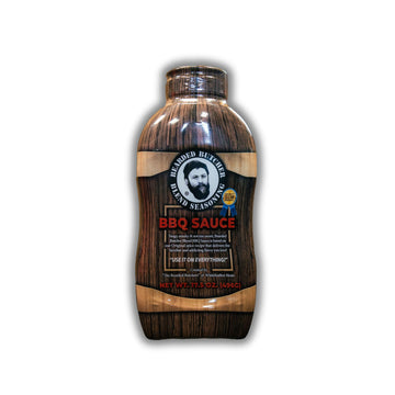 Bearded Butchers BBQ Sauce 17.5 oz - Tangy & Smoky, Original Spice Blend, Gluten Free, No MSG, Real Ingredients, Perfect for Rib