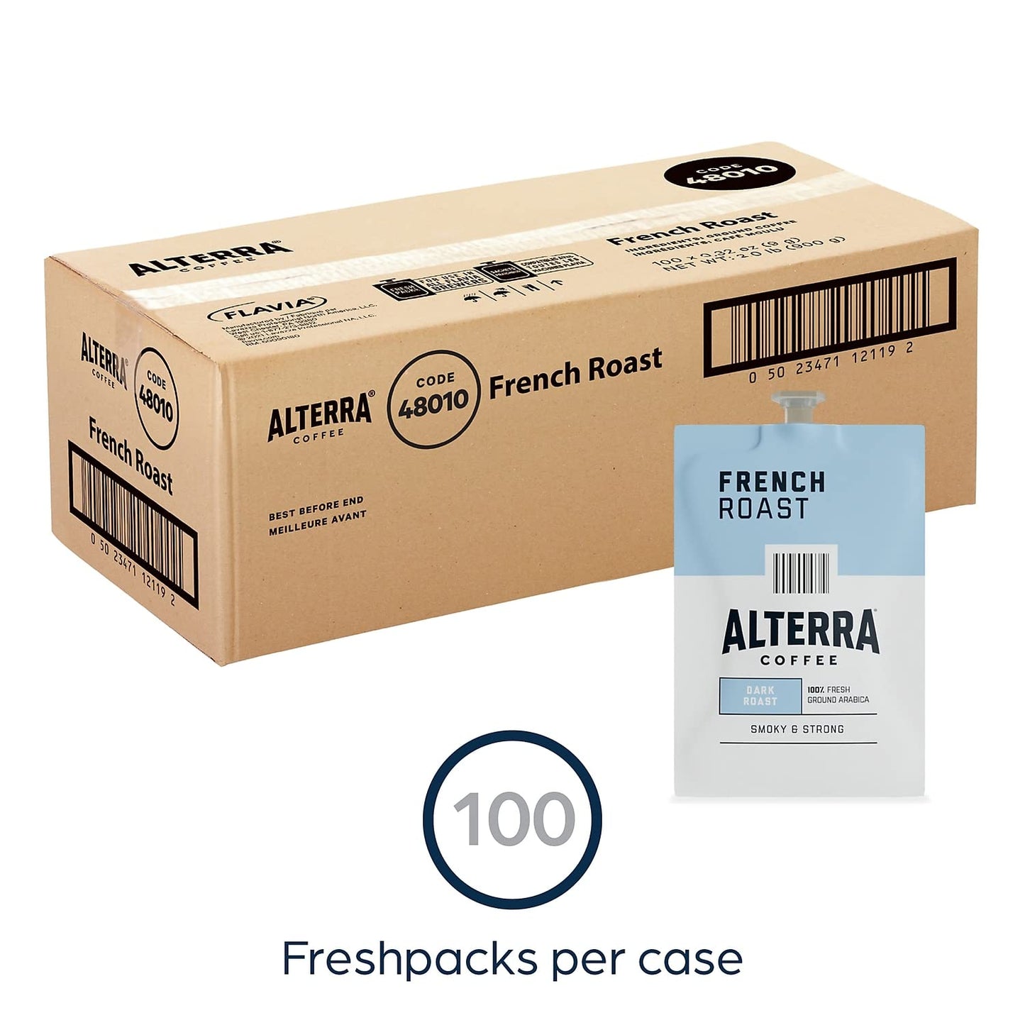 Alterra A184 Alterra French Roast 100/Ct Black