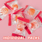 COKOC Peelable Gummies Peach - Individual Packaging, 2.64oz Bag, Fruit Candy, Pack of 3