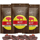 Jerky.Com Exotic Hot Buffalo Jerky - Wild Game Meat Snacks, Exotic Snacks, High-Protein, All-Natural, No Added Preservatives - H