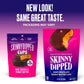 SkinnyDipped Dark Chocolate Peanut Butter Cups, 2g Sugar per Cup, Keto Friendly, Low Carb, Gluten Free, 3.2oz, 4 Pack (24 Cups T