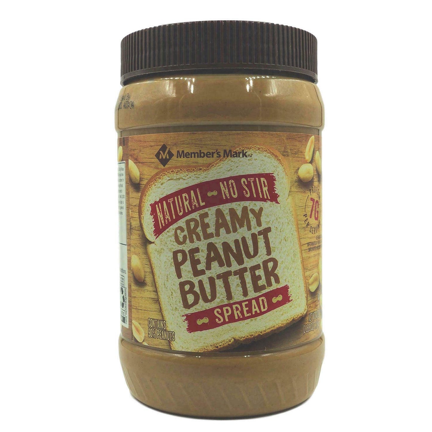 Member's Mark Natural No Stir Creamy Peanut Butter Spread (40 Ounce ., 2 ct.),, 80 Ounce ()