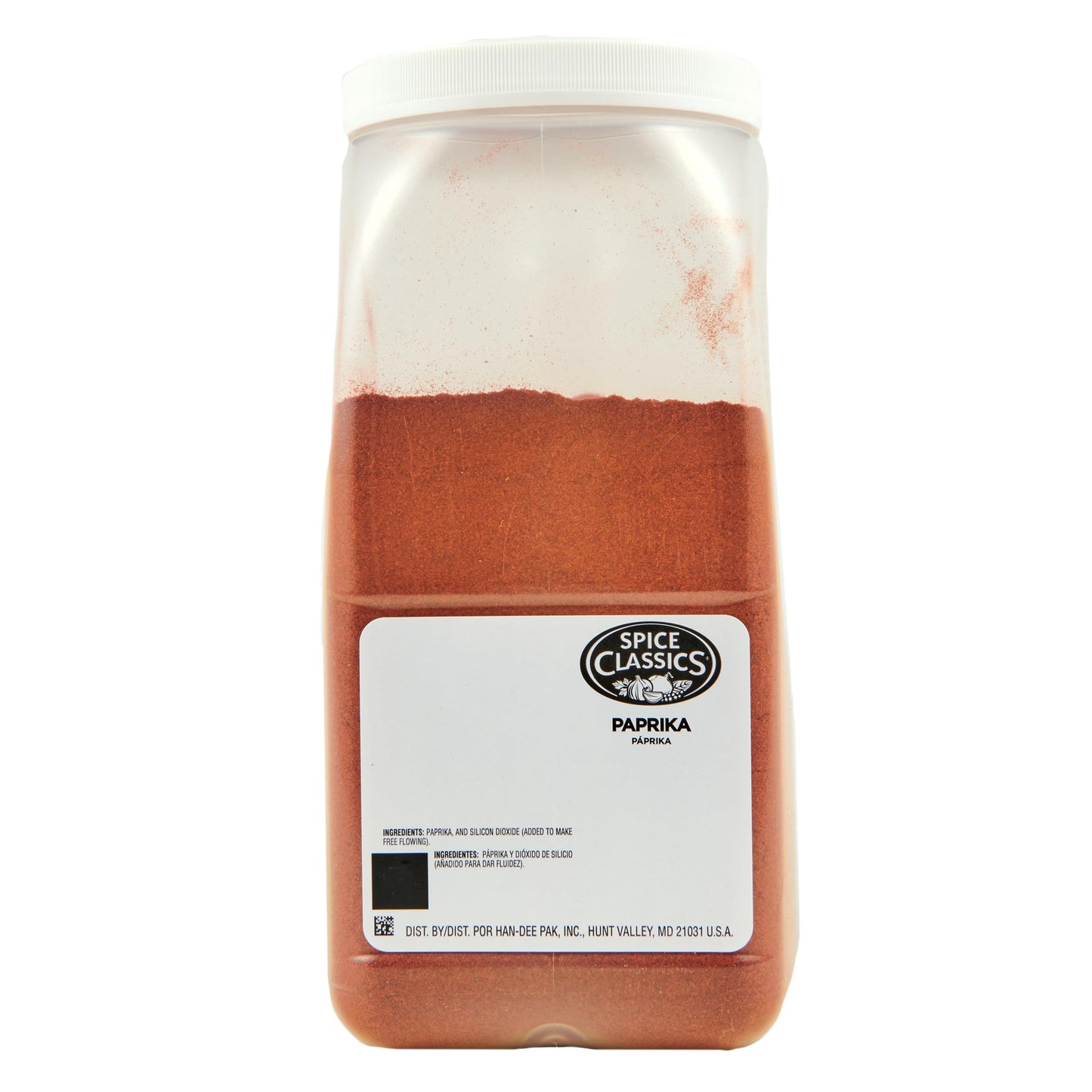 Spice Classics Paprika Powder, 4.5 lb Container, Ideal for Garnishing and Flavoring, Paprika Color