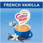 Nestle Coffee mate Liquid Coffee Creamer Singles, French Vanilla, 50 Ct Box with By The Cup Coffee Scoop