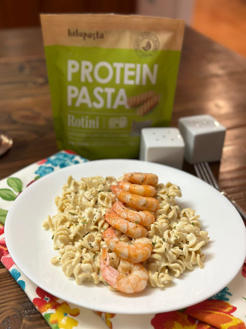 High Protein Pasta, 19g, Made with Lupin Flour & Sunflower Flour, 4g Net Carb, Gluten Free, Keto Pasta, Low Carb, by lulupasta (