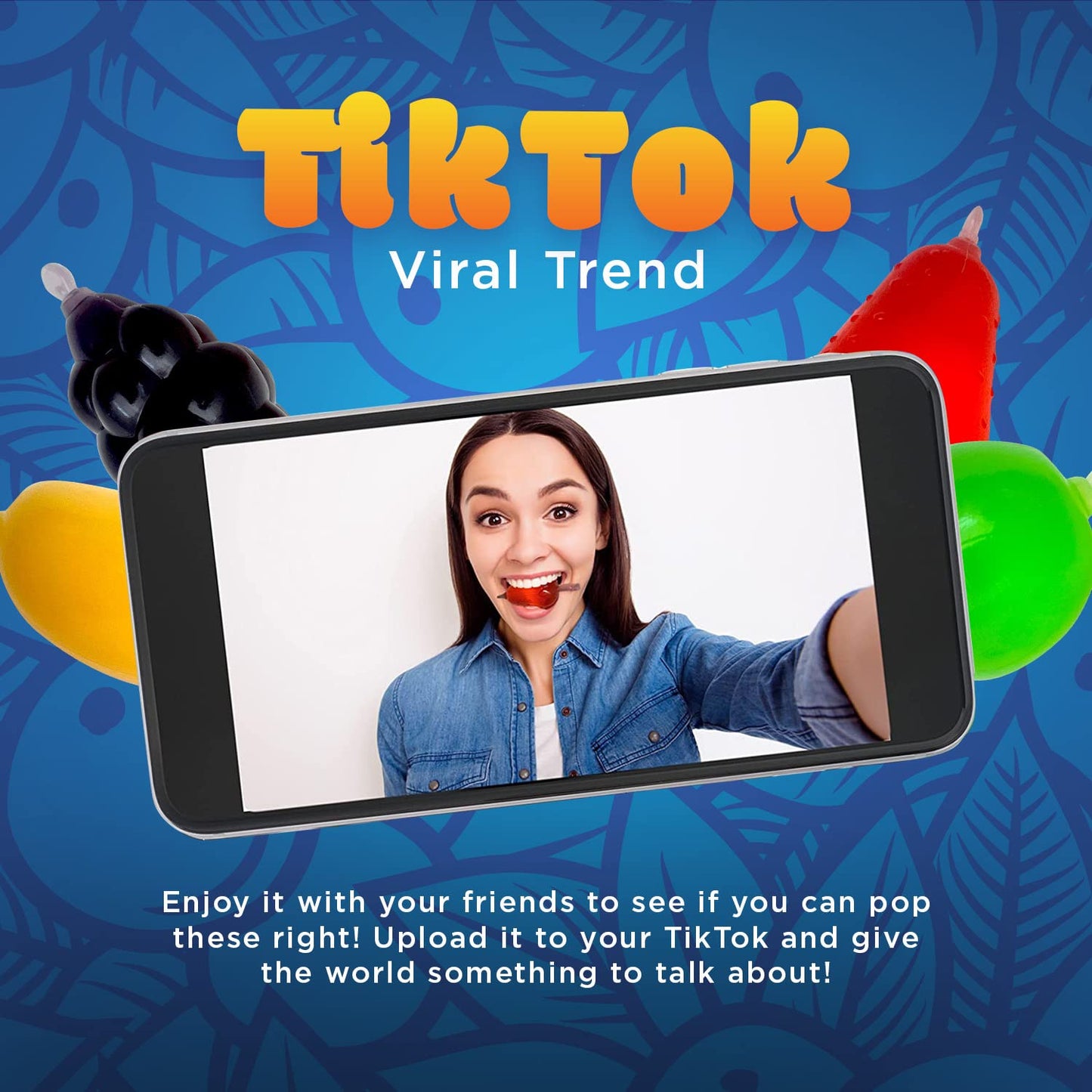 Funtasty Squeezable Fruit Jellies Candy - 25 Count Bag - Assorted Flavors