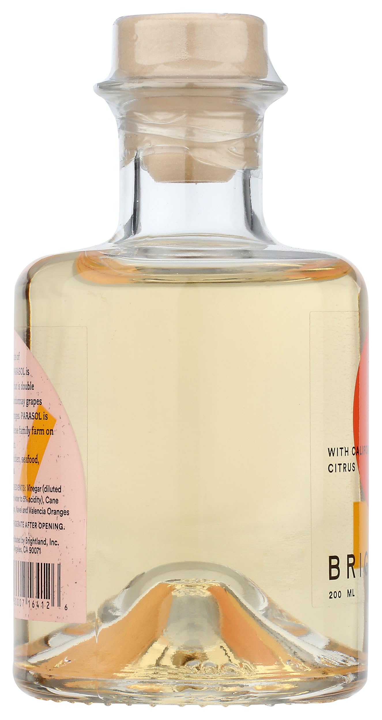 Brightland Citrus Parasol Champagne Vinegar, 6.7 OZ, Gold, Model 0850007164126