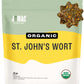 J Mac Botanicals, Organic St John's Wort (16 oz) Hypericum perforatum Loose Leaf Herbal Tea