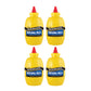 Plochmans Original Mild Yellow Mustard, Vinegar, 19 Oz - Pack of 4