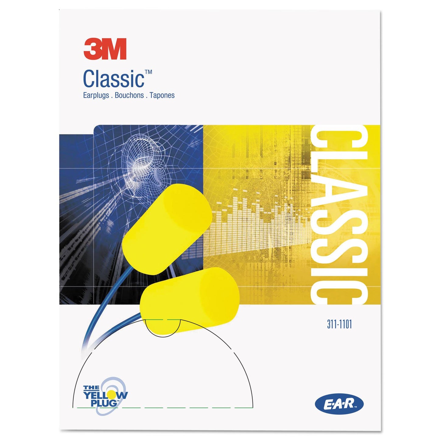 Aearo Corded Foam Earplugs
