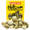 Nuts.Com Natural Color Hot Wasabi Peas - Sweet And Spicy Wasabi Coated Green Peas - Healthy & Delicious Japanese Snacks W/No Artificial Dyes - Crunchy Pea Snack Packed In A Resealable Bag (1 Lb)