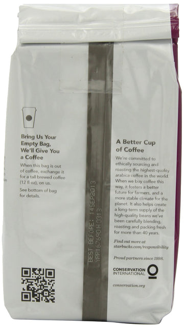 Starbucks Decaf Caffe Verona Ground Coffee, 12 Ounce (Pack Of 3)