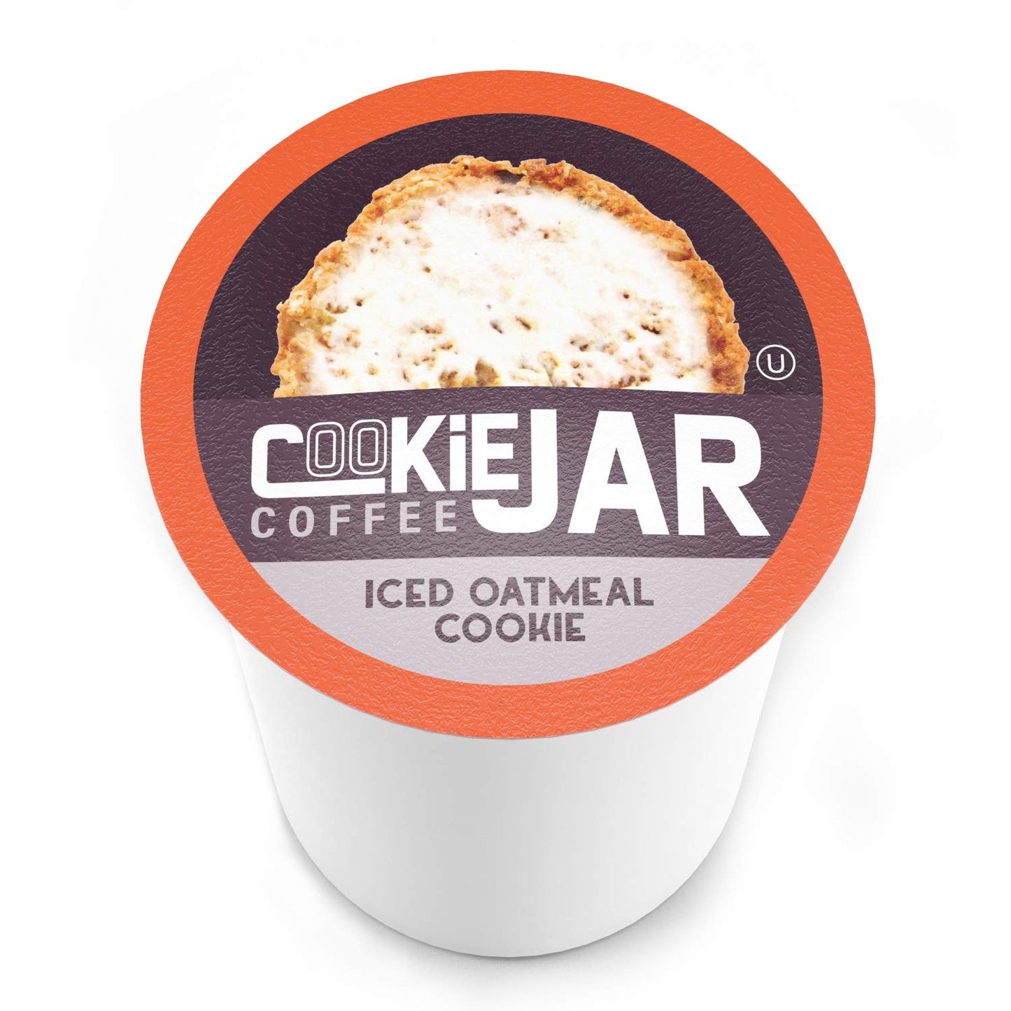 Cookie Jar Coffee Iced Oatmeal Flavored Coffee Pods, 40 Count, Compatible with Keurig K-Cup, Recyclable