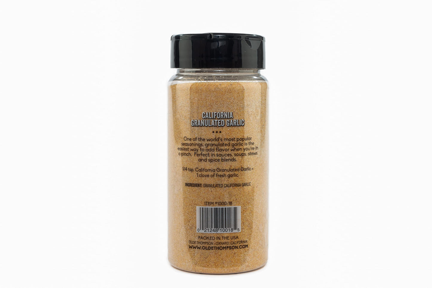 Olde Thompson California Granulated Garlic, Spice Shaker, 7.2 Ounce