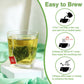TEARELAE Moringa Tea Bags - Premium Non-GMO, Caffeine-Free - 80 Count