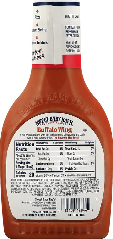 Sweet Baby Ray'S Wing Sauce & Glaze - Buffalo Wing - 16 Fl Ounce Bottles - Pack Of 3