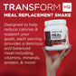 TransformHQ Meal Replacement Shake Powder - Mint Chocolate Chip, 20G Protein, 11.3 Ounce (Pack of 1), Non-GMO, Model TFM-15110
