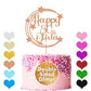 Personalized Happy Birthday Cake Toppers Birthday Cake Topper Gifts Cake Decorations Custom Glitter Cake Topper with Any Name &
