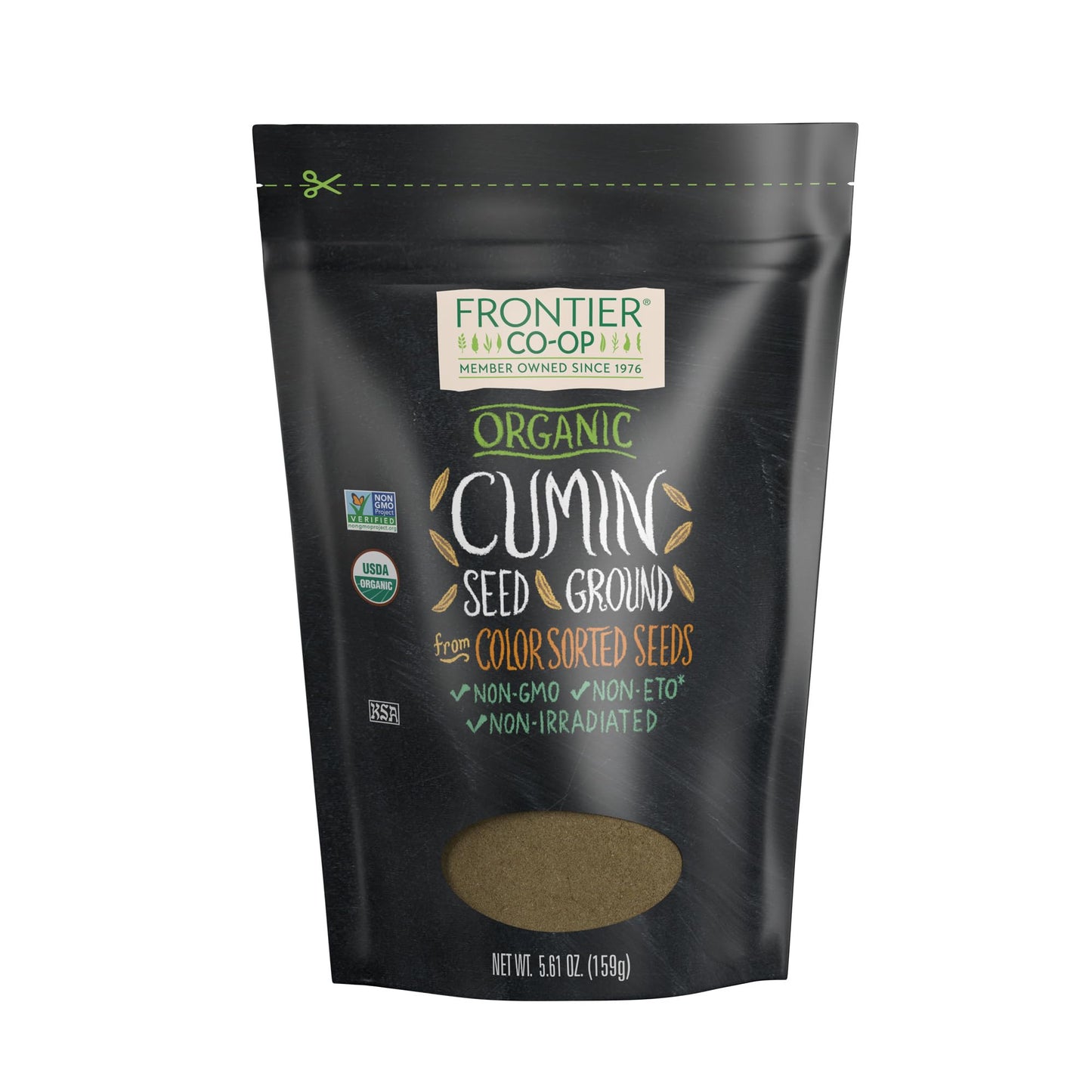 Frontier Co-op Organic Ground Cumin Seed Cumin Powder 5.61oz Pack of 1