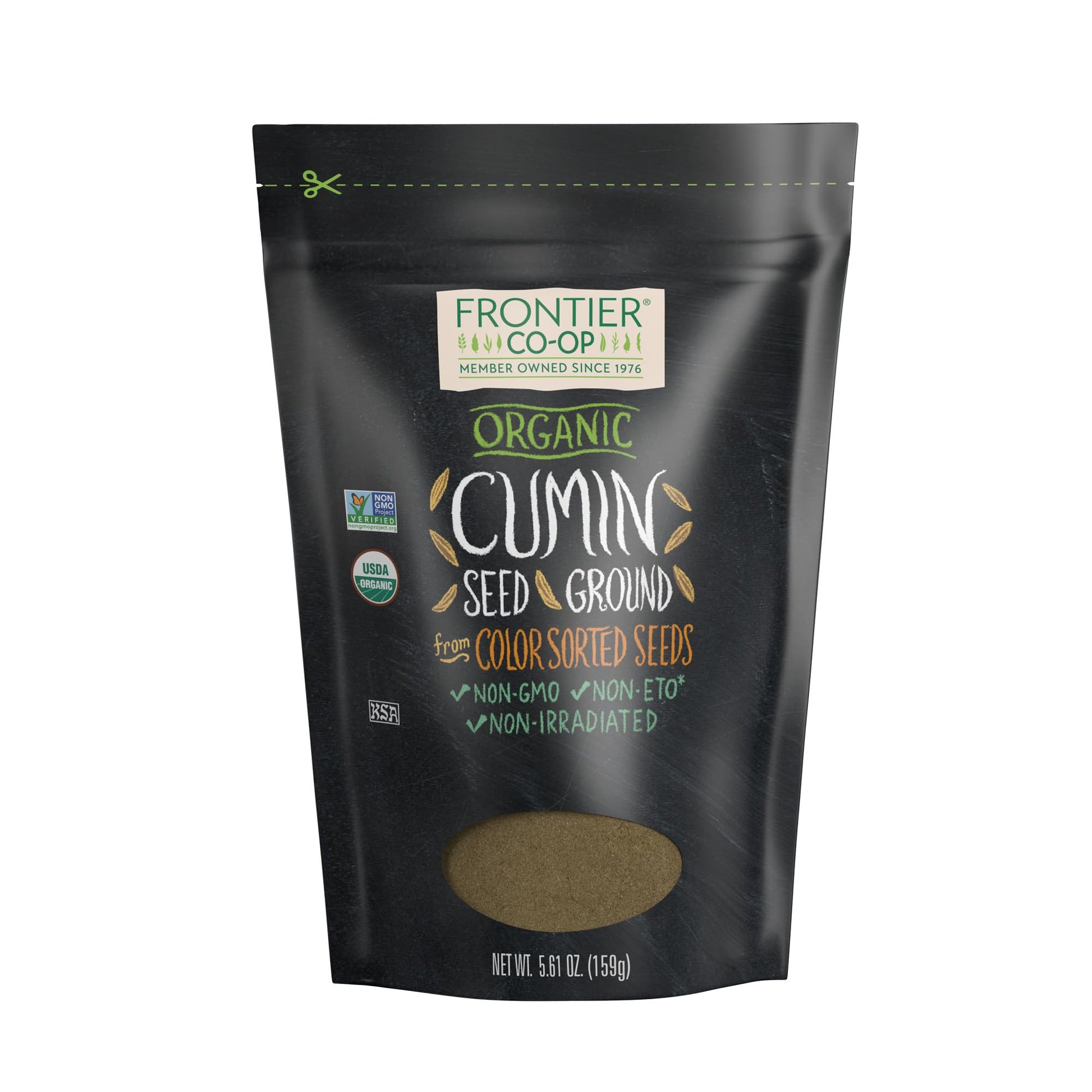 Frontier Co-op Organic Ground Cumin Seed Cumin Powder 5.61oz Pack of 1