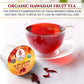 Organic Hibiscus Sabdariffa Tea Pods With Peach, Mango, & Passionfruit - Naturally Decaf Tea - Hawaiian Fruit Tea By Teavity (24